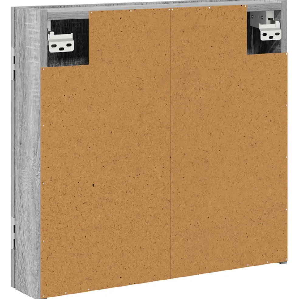 vidaXL Dartbord Kabinet Grijs Sonoma 56 x 12 x 53,5 cm Bewerkt hout