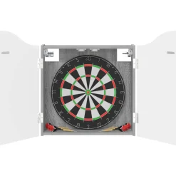 vidaXL Dartbord Kabinet Grijs Sonoma 56 x 12 x 63 cm Bewerkt hout