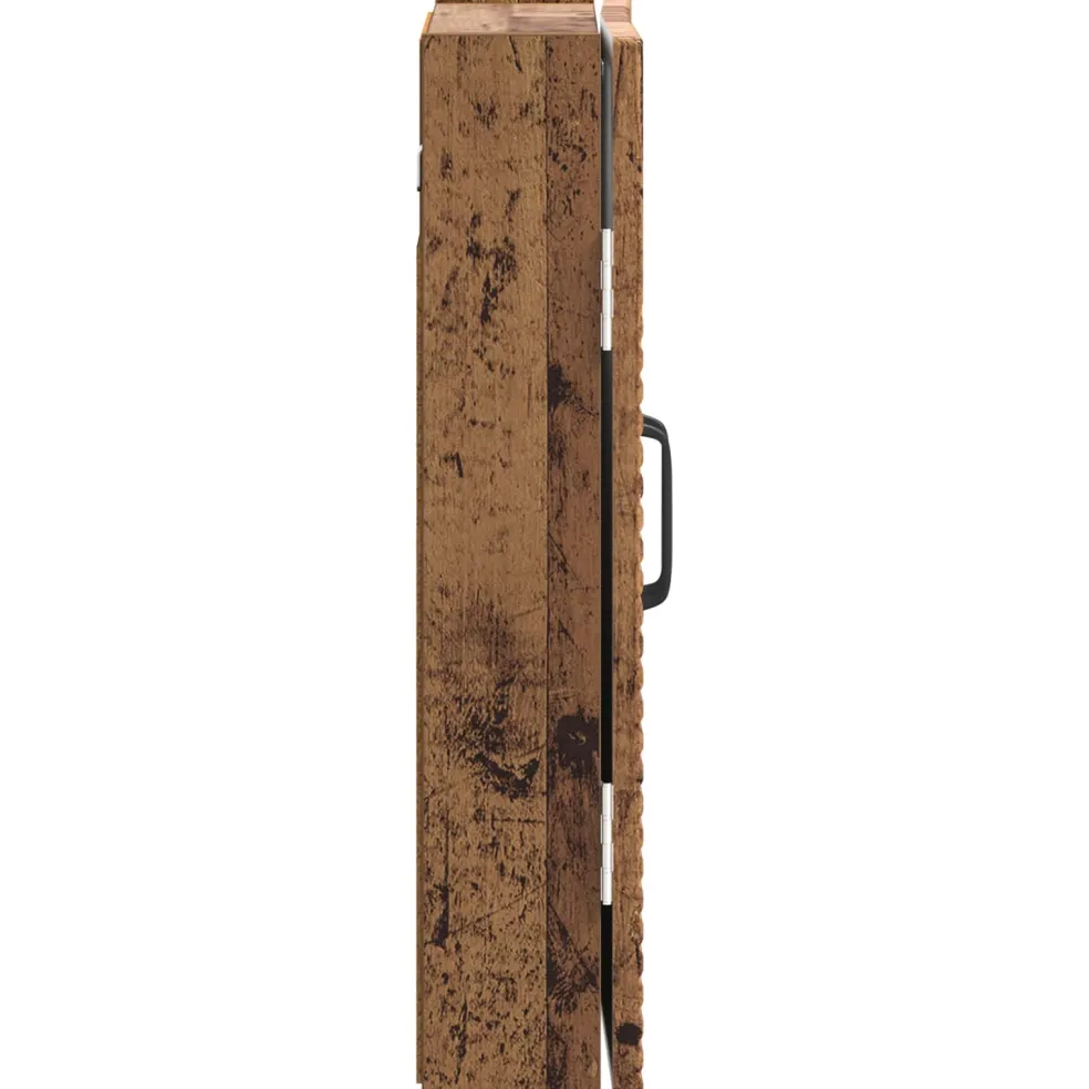 vidaXL Dartbord Kabinet HAARLEM Oud hout 52,5 x 10,5 x 53,5 cm