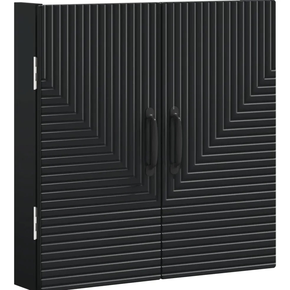 vidaXL Dartbord Kabinet HAARLEM Zwart 52,5 x 10,5 x 53,5 cm