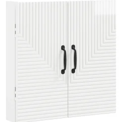 vidaXL Dartbord Kabinet HAARLEM Hoogglans Wit 52,5 x 10,5 x 53,5 cm