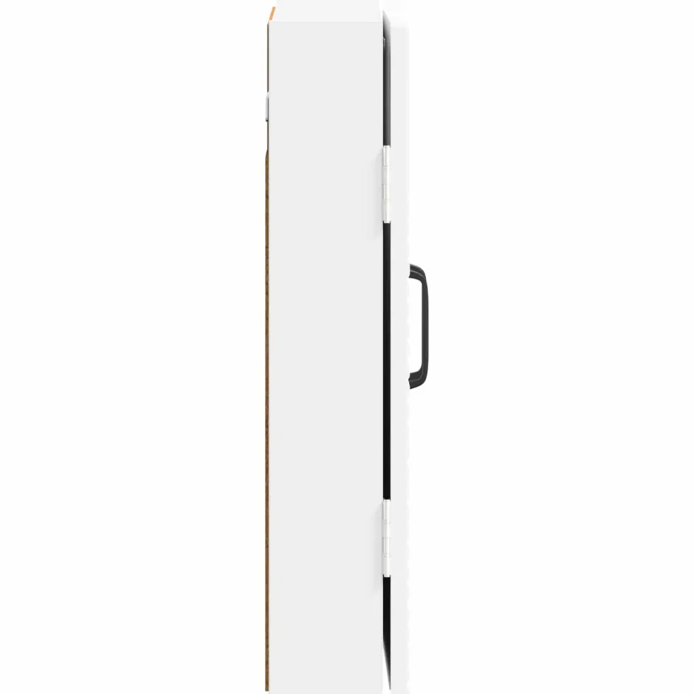 vidaXL Dartbord Kabinet HAARLEM Hoogglans Wit 52,5 x 10,5 x 53,5 cm