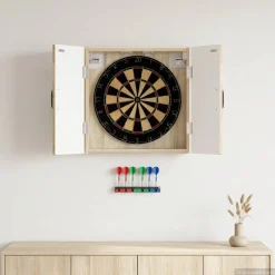 vidaXL Dartbord Kabinet HAARLEM Sonoma Eiken 52,5 x 10,5 x 53,5 cm