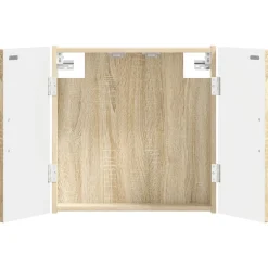 vidaXL Dartbord Kabinet HAARLEM Sonoma Eiken 52,5 x 10,5 x 53,5 cm