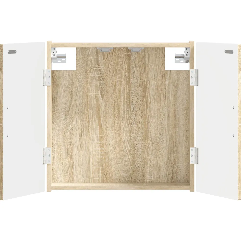 vidaXL Dartbord Kabinet HAARLEM Sonoma Eiken 52,5 x 10,5 x 53,5 cm