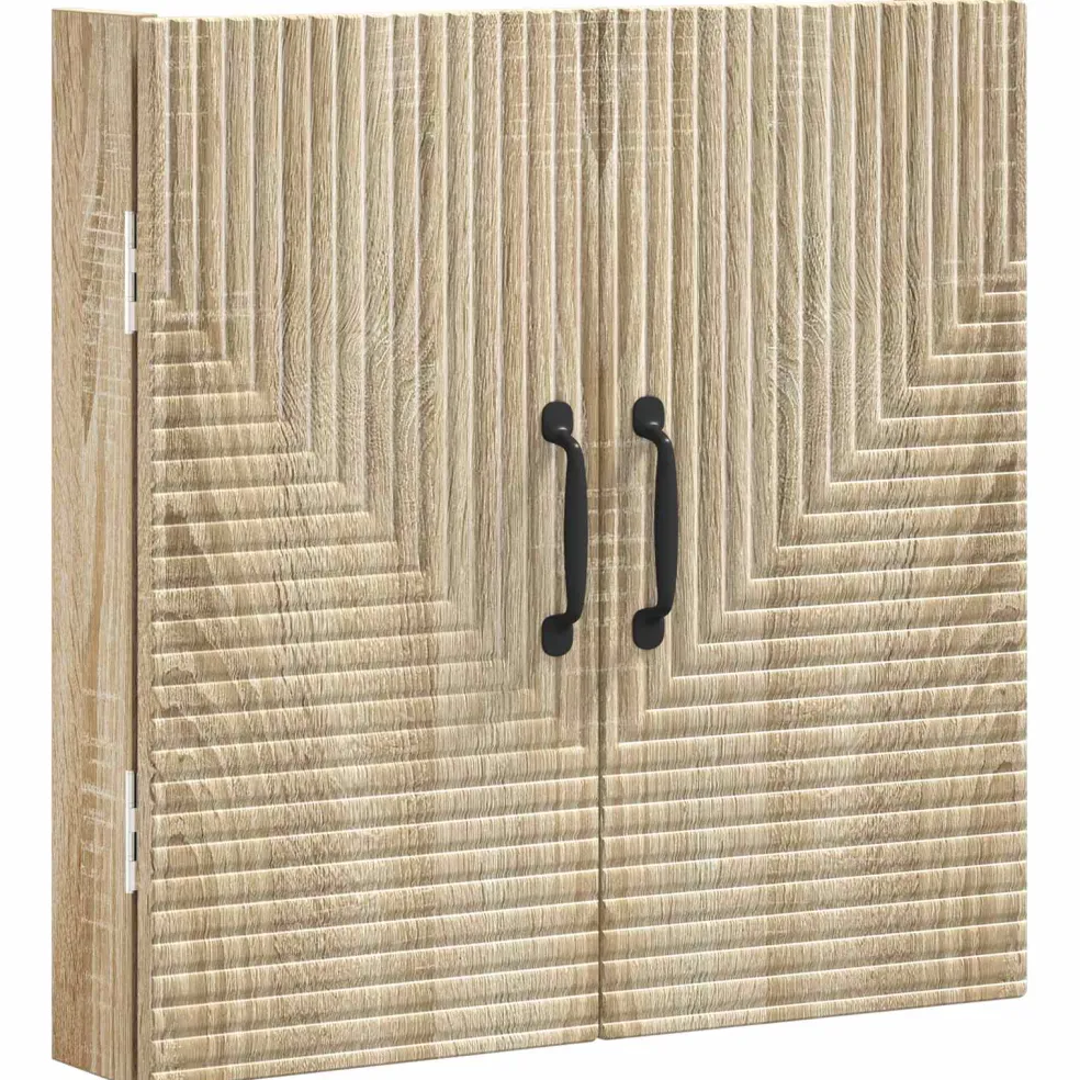 vidaXL Dartbord Kabinet HAARLEM Sonoma Eiken 52,5 x 10,5 x 53,5 cm