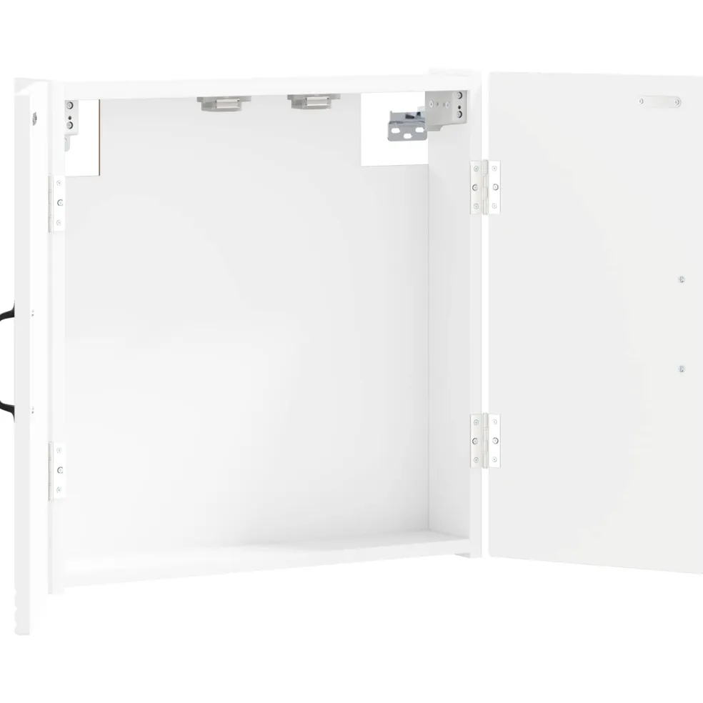 vidaXL Dartbord Kabinet HOORN Wit 52,5 x 10,5 x 53,5 cm Bewerkt hout