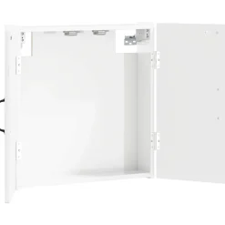 vidaXL Dartbord Kabinet HOORN Hoogglans Wit 52,5 x 10,5 x 53,5 cm