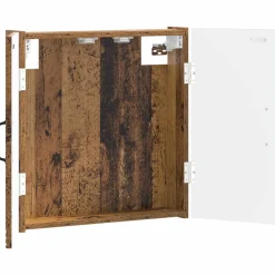 vidaXL Dartbord Kabinet HOORN Oud hout 52,5 x 10,5 x 53,5 cm
