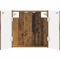 vidaXL Dartbord Kabinet HOORN Oud hout 52,5 x 10,5 x 53,5 cm