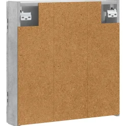 vidaXL Dartbord Kabinet HOORN Betongrijs 52,5 x 10,5 x 53,5 cm