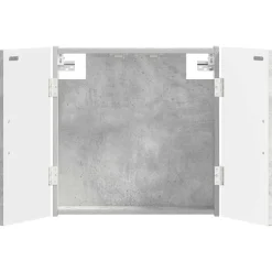 vidaXL Dartbord Kabinet HOORN Betongrijs 52,5 x 10,5 x 53,5 cm