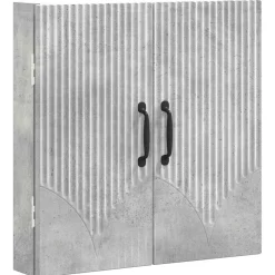 vidaXL Dartbord Kabinet HOORN Betongrijs 52,5 x 10,5 x 53,5 cm