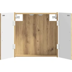vidaXL Dartbord Kabinet HOORN Artisanaal eiken 52,5 x 10,5 x 53,5 cm