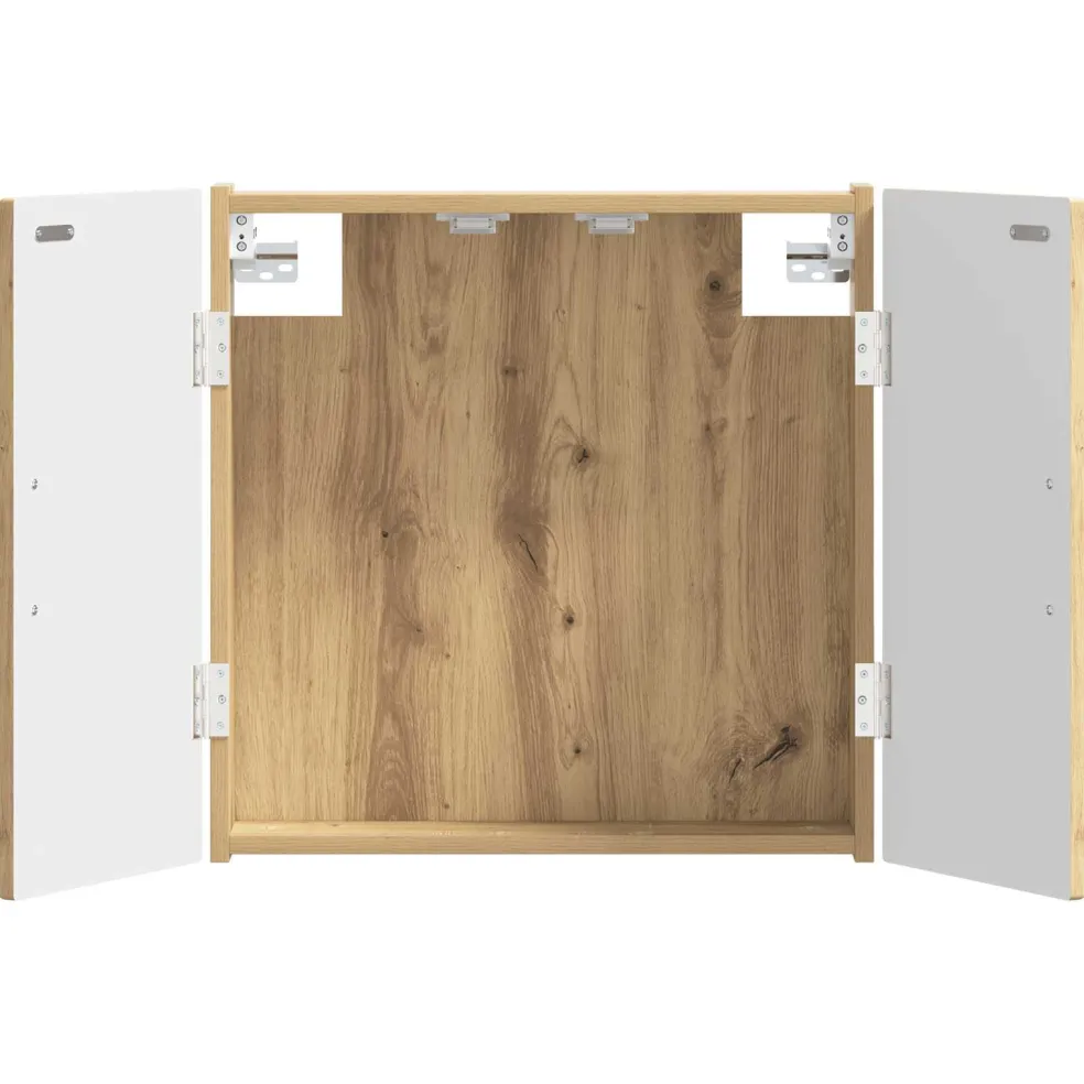 vidaXL Dartbord Kabinet HOORN Artisanaal eiken 52,5 x 10,5 x 53,5 cm