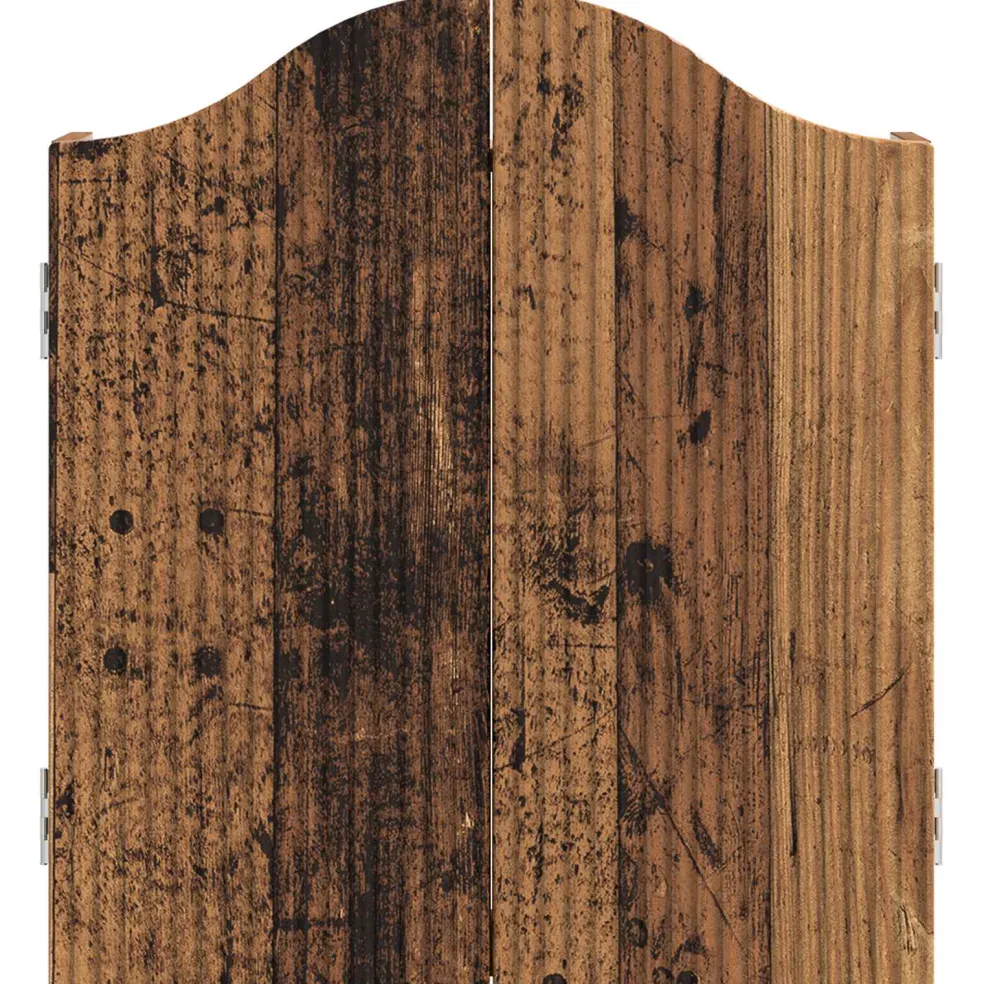 vidaXL Dartbord Kabinet Oud hout 56 x 12 x 63 cm Bewerkt hout