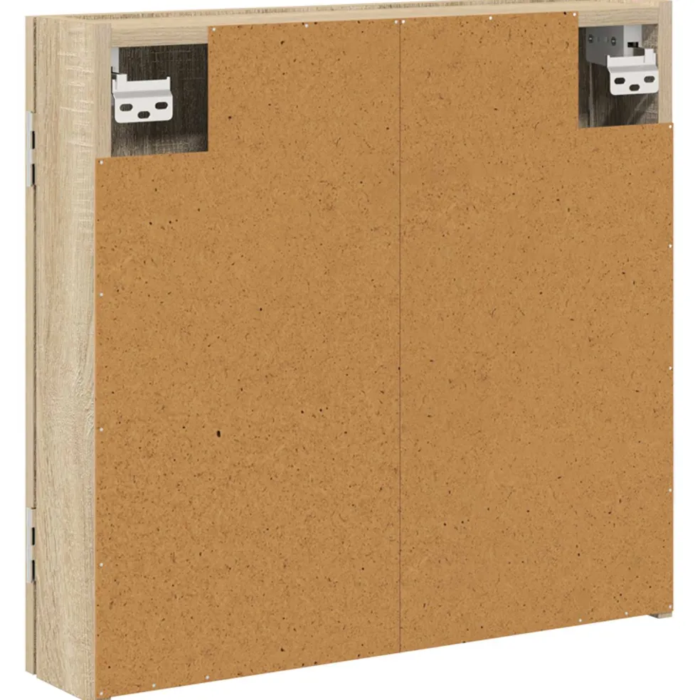 vidaXL Dartbord Kabinet Sonoma Eiken 56 x 12 x 53,5 cm Bewerkt hout