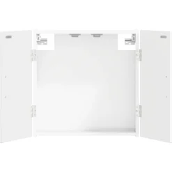 vidaXL Dartbord Kabinet UTRECHT Hoogglans Wit 52,5 x 10,5 x 53,5 cm