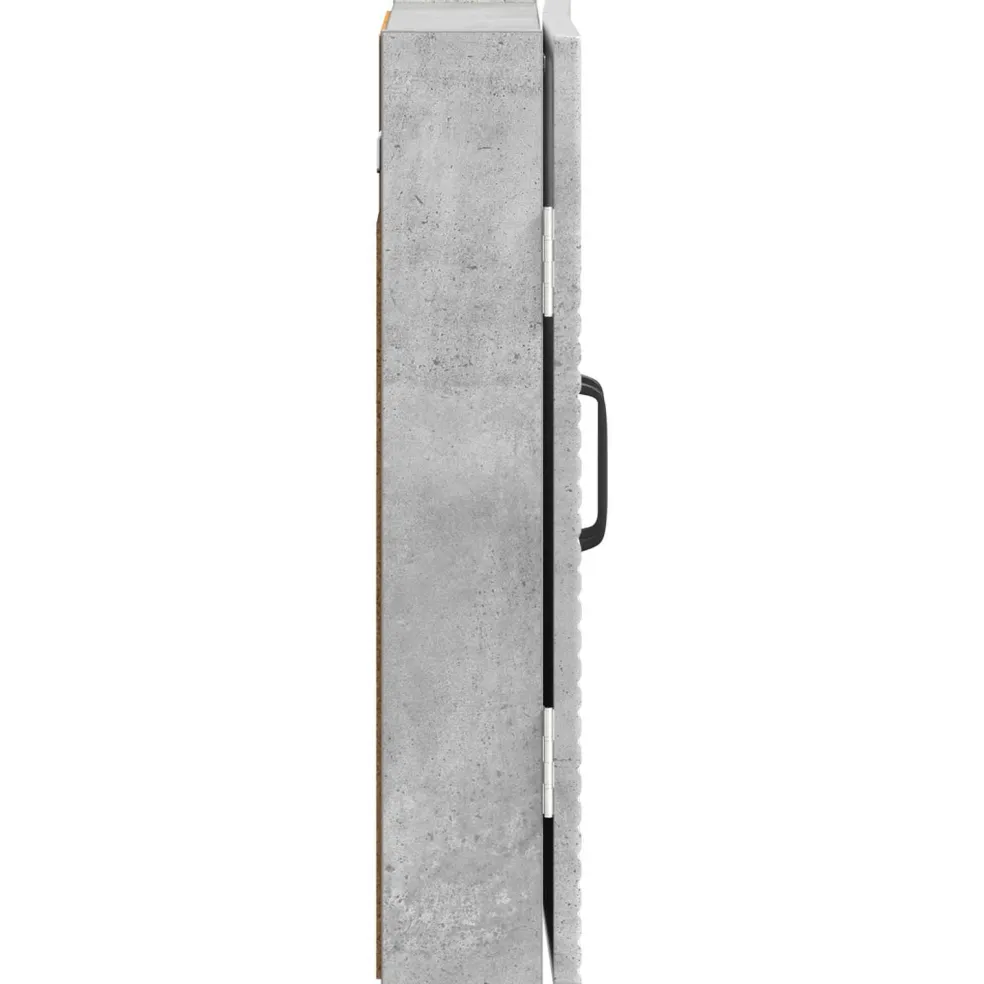 vidaXL Dartbord Kabinet UTRECHT Betongrijs 52,5 x 10,5 x 53,5 cm