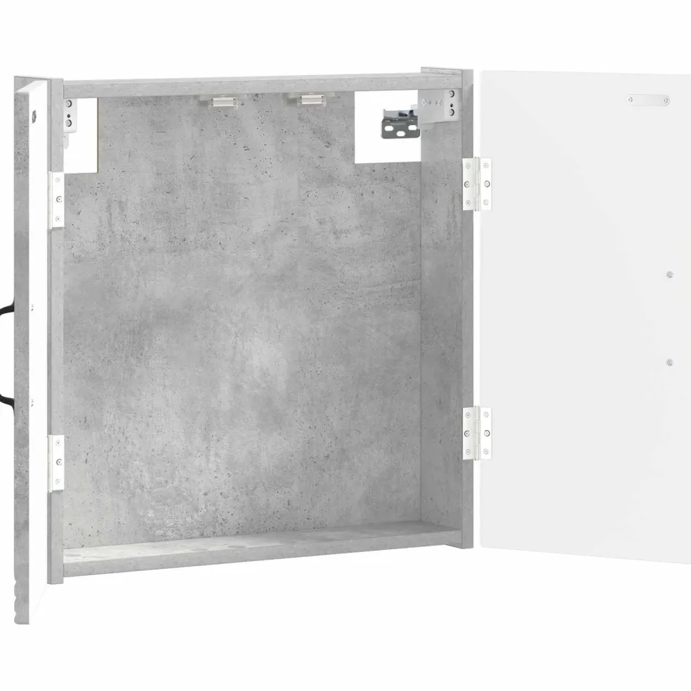 vidaXL Dartbord Kabinet UTRECHT Betongrijs 52,5 x 10,5 x 53,5 cm