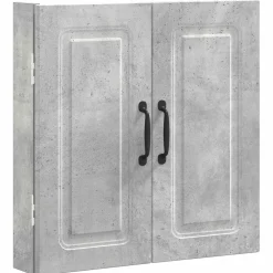 vidaXL Dartbord Kabinet UTRECHT Betongrijs 52,5 x 10,5 x 53,5 cm
