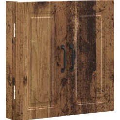 vidaXL Dartbord Kabinet UTRECHT Oud hout 52,5 x 10,5 x 53,5 cm