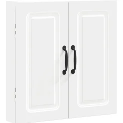 vidaXL Dartbord Kabinet UTRECHT Wit 52,5 x 10,5 x 53,5 cm Bewerkt hout