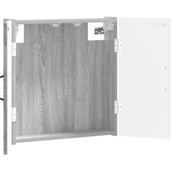 vidaXL Dartbord Kabinet UTRECHT Grijs Sonoma 52,5 x 10,5 x 53,5 cm