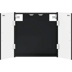 vidaXL Dartbord Kabinet UTRECHT Zwart 52,5 x 10,5 x 53,5 cm