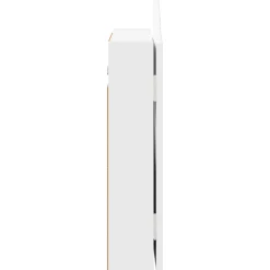 vidaXL Dartbord Kabinet Wit 56 x 12 x 63 cm Bewerkt hout