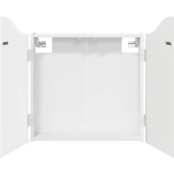 vidaXL Dartbord Kabinet Wit 56 x 12 x 63 cm Bewerkt hout