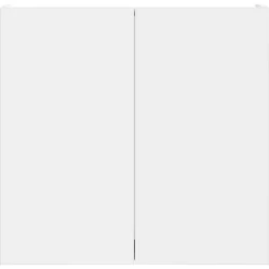 vidaXL Dartbord Kabinet Wit 56 x 12 x 53,5 cm Bewerkt hout