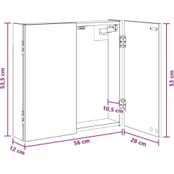 vidaXL Dartbord Kabinet Wit 56 x 12 x 53,5 cm Bewerkt hout