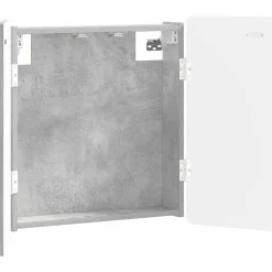 vidaXL Dartbord Kabinet ZWOLLE Betongrijs 52,5 x 10,5 x 57,5 cm
