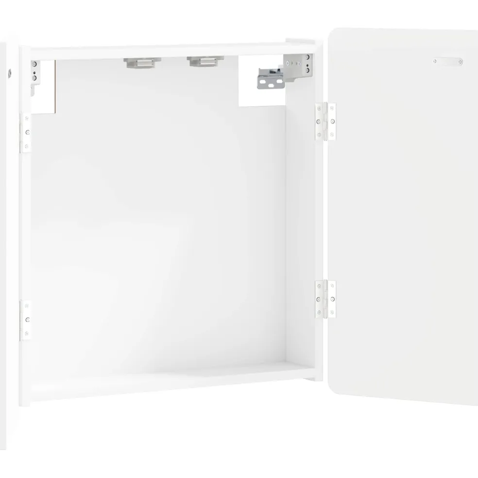 vidaXL Dartbord Kabinet ZWOLLE Wit 52,5 x 10,5 x 57,5 cm Bewerkt hout