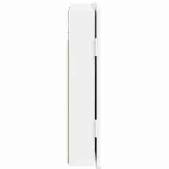 vidaXL Dartbord Kabinet ZWOLLE Wit 52,5 x 10,5 x 57,5 cm Bewerkt hout