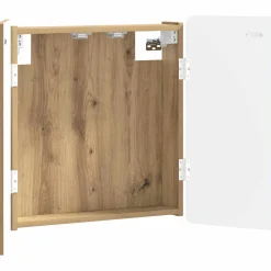 vidaXL Dartbord Kabinet ZWOLLE Artisanaal eiken 52,5 x 10,5 x 57,5 cm