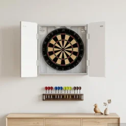 vidaXL Dartbord Kabinet ZWOLLE Grijs Sonoma 52,5 x 10,5 x 57,5 cm