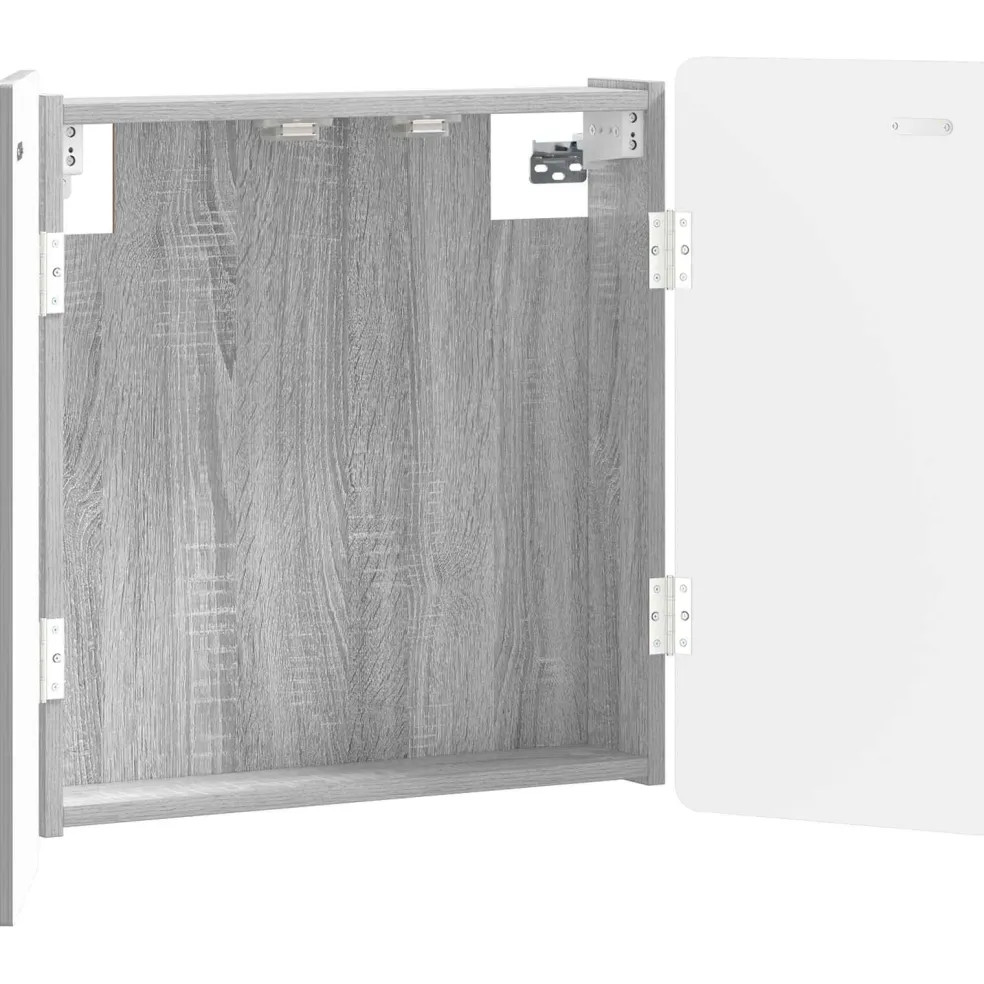 vidaXL Dartbord Kabinet ZWOLLE Grijs Sonoma 52,5 x 10,5 x 57,5 cm