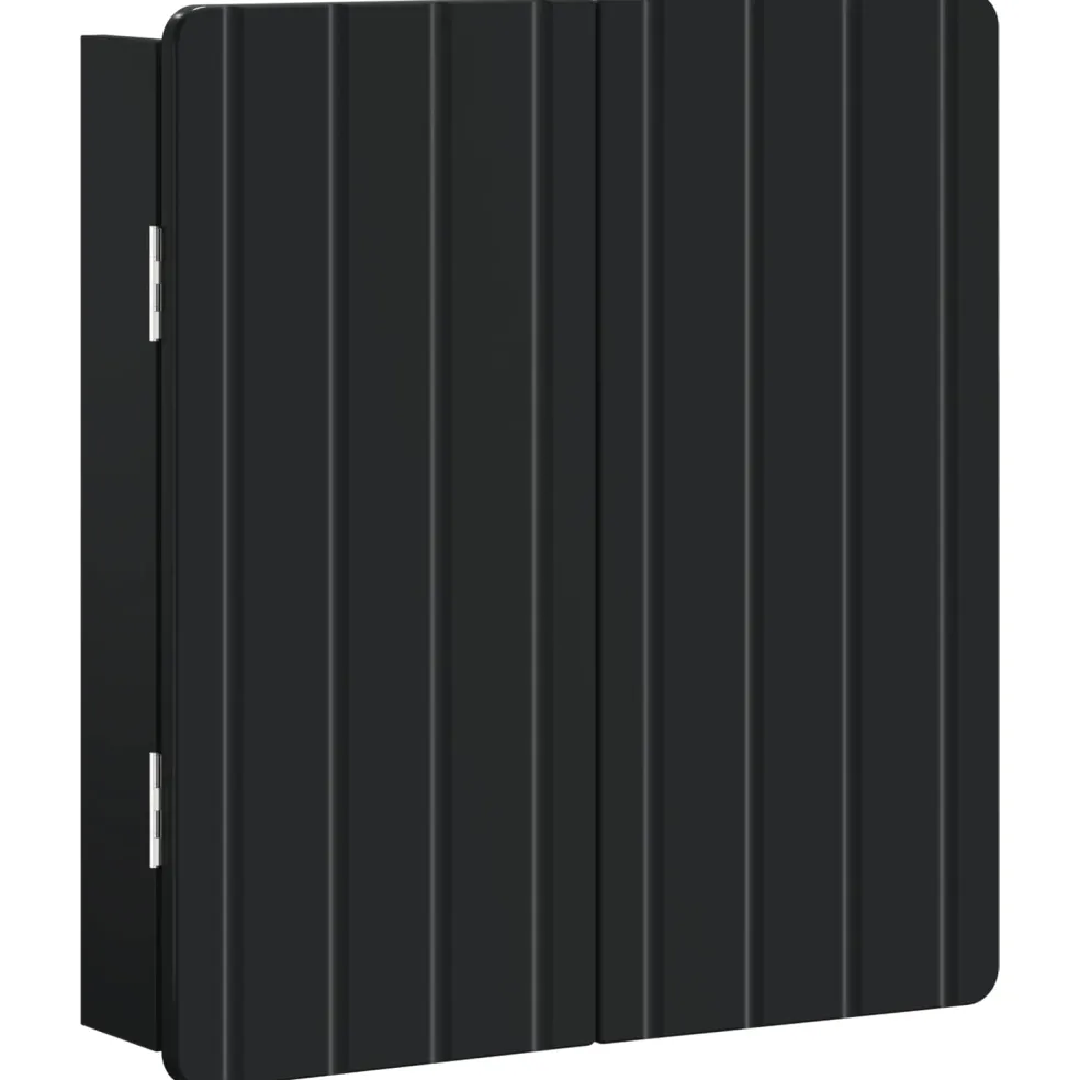 vidaXL Dartbord Kabinet ZWOLLE Zwart 52,5 x 10,5 x 57,5 cm