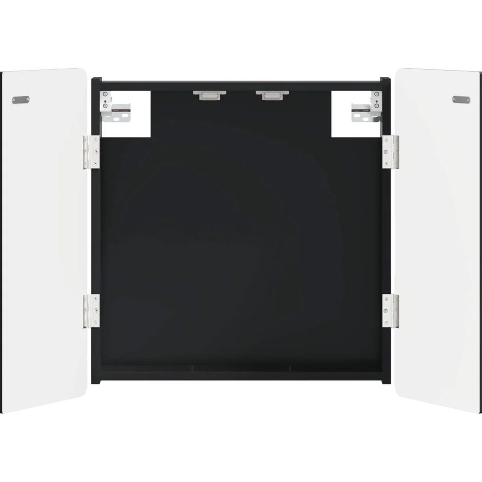 vidaXL Dartbord Kabinet ZWOLLE Zwart 52,5 x 10,5 x 57,5 cm