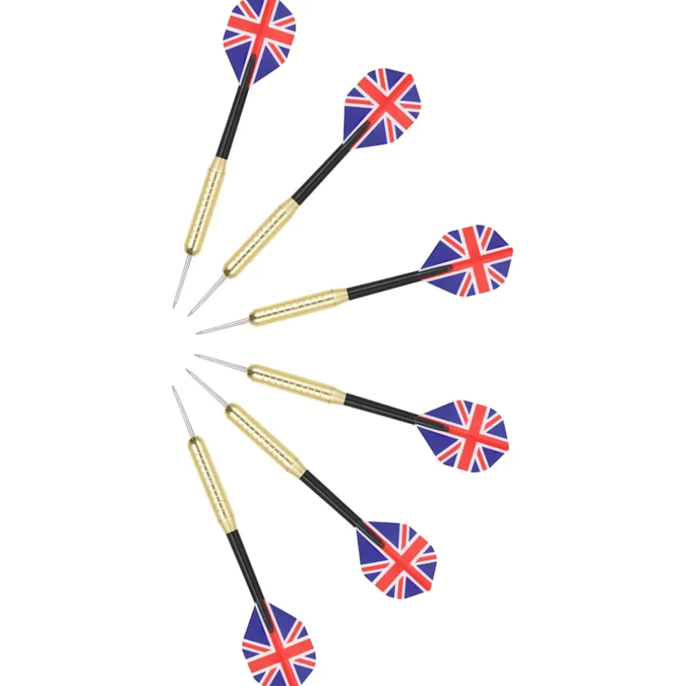 vidaXL Dartbord professioneel met kast en 6 darts sisal
