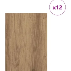 vidaXL Decorpanelen 12 st Artisanaal eiken 15 x 21 x 0,27 cm