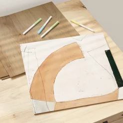 vidaXL Decorpanelen 50 st Artisan Eiken 30 x 30 x 0,27 cm Bewerkt hout