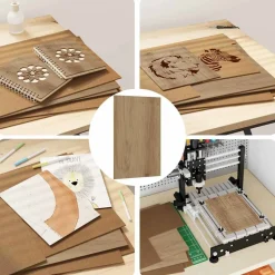 vidaXL Decorpanelen 50 st Artisanaal eiken 30 x 42 x 0,27 cm