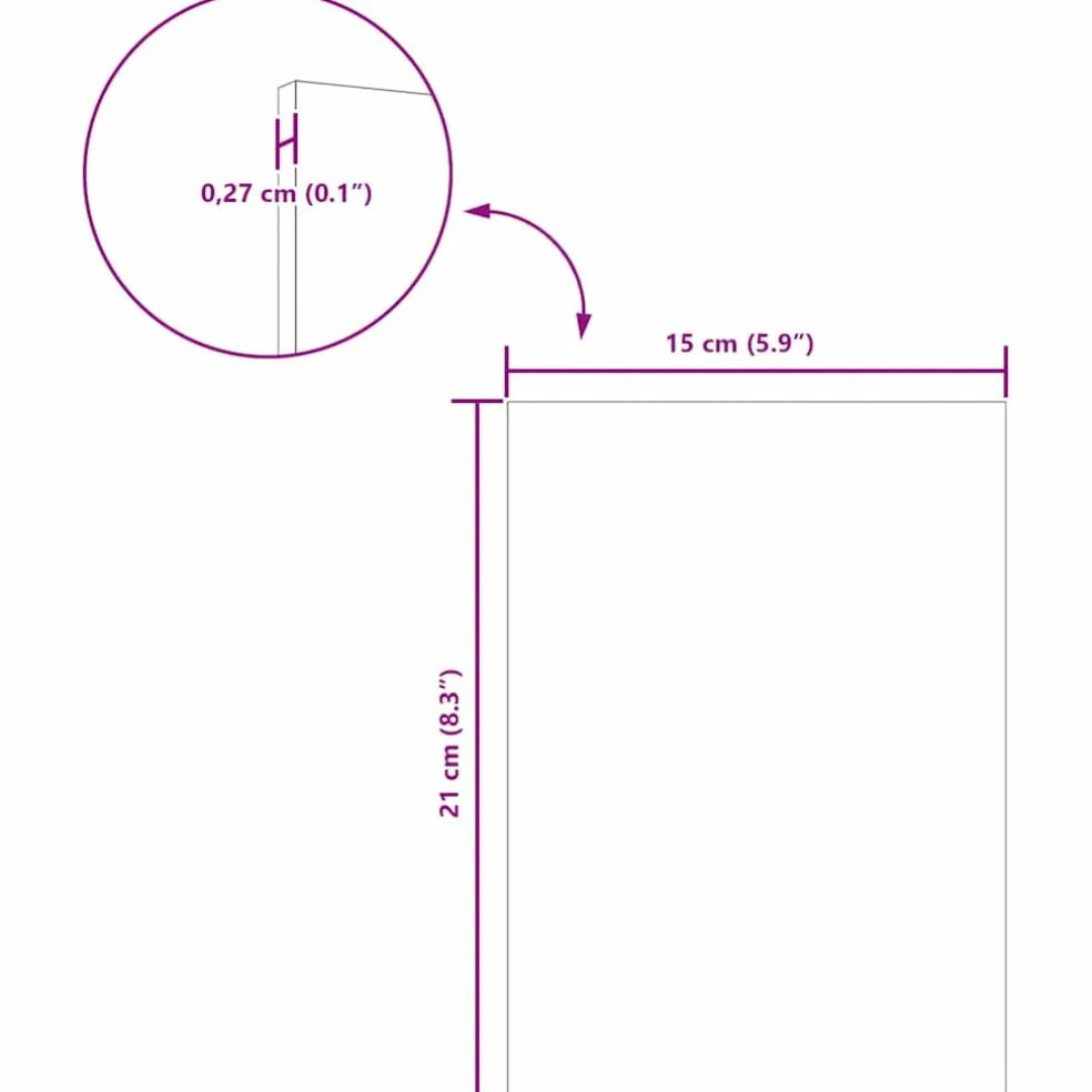 vidaXL Decorpanelen 12 st Betongrijs 15 x 21 x 0,27 cm Bewerkt hout
