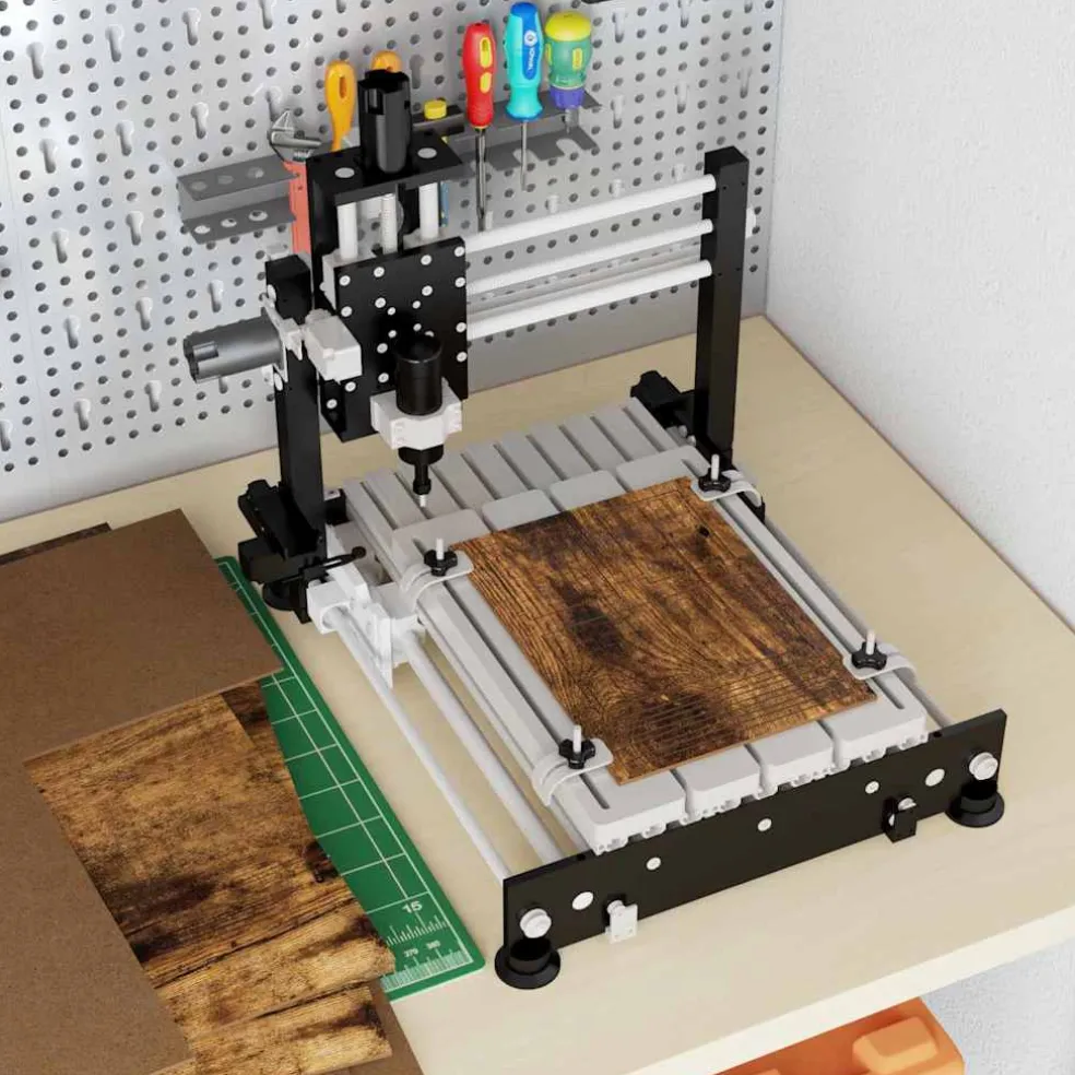 vidaXL Decorpanelen 50 st Gerookt eiken 40 x 60 x 0,27 cm Bewerkt hout