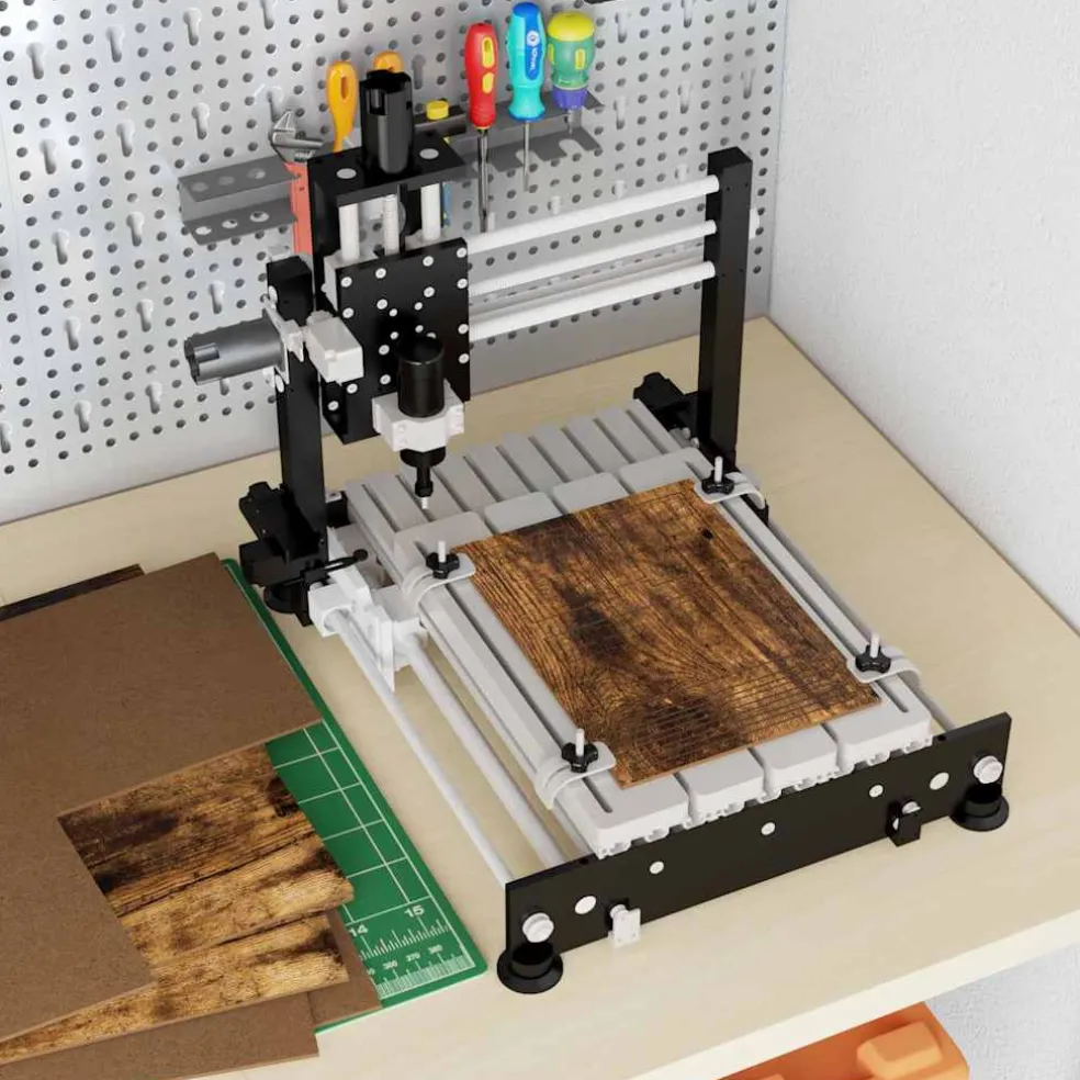 vidaXL Decorpanelen 50 st Gerookt eiken 30 x 42 x 0,27 cm Bewerkt hout