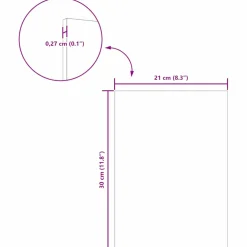 vidaXL Decorpanelen 12 st Grijs Sonoma 21 x 30 x 0,27 cm Bewerkt hout