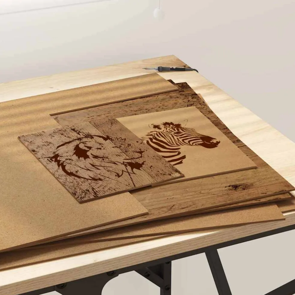 vidaXL Decorpanelen 12 st Oud hout 40 x 60 x 0,27 cm Bewerkt hout